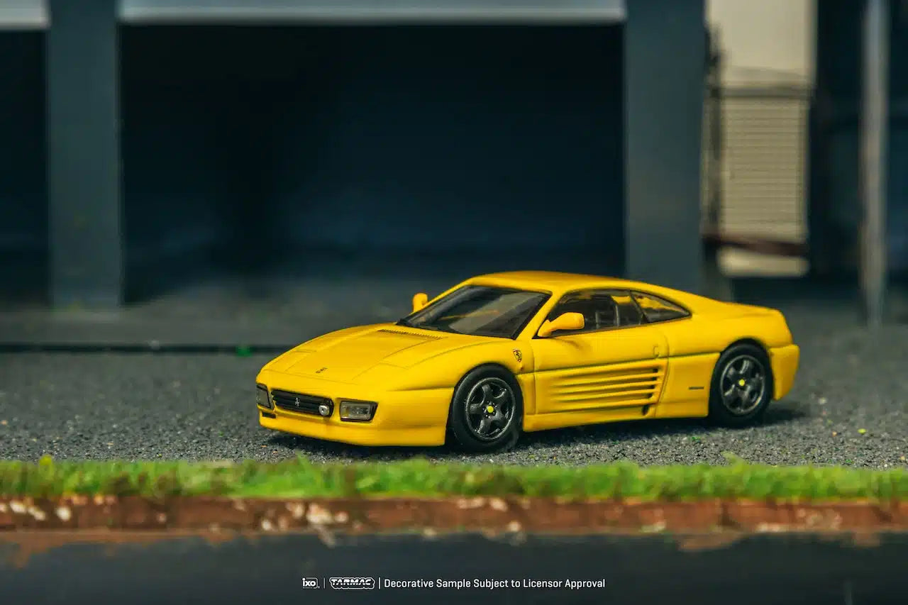Ferrari 348 Challenge Yellow - Tarmac Works ROAD64 - Scala 1/64 T64R-082-YL