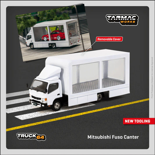Mitsubishi Fuso Canter Mobile Display Truck - Tarmac Works - TRUCK64 - Scala 1/64 T64T-TL002-DW