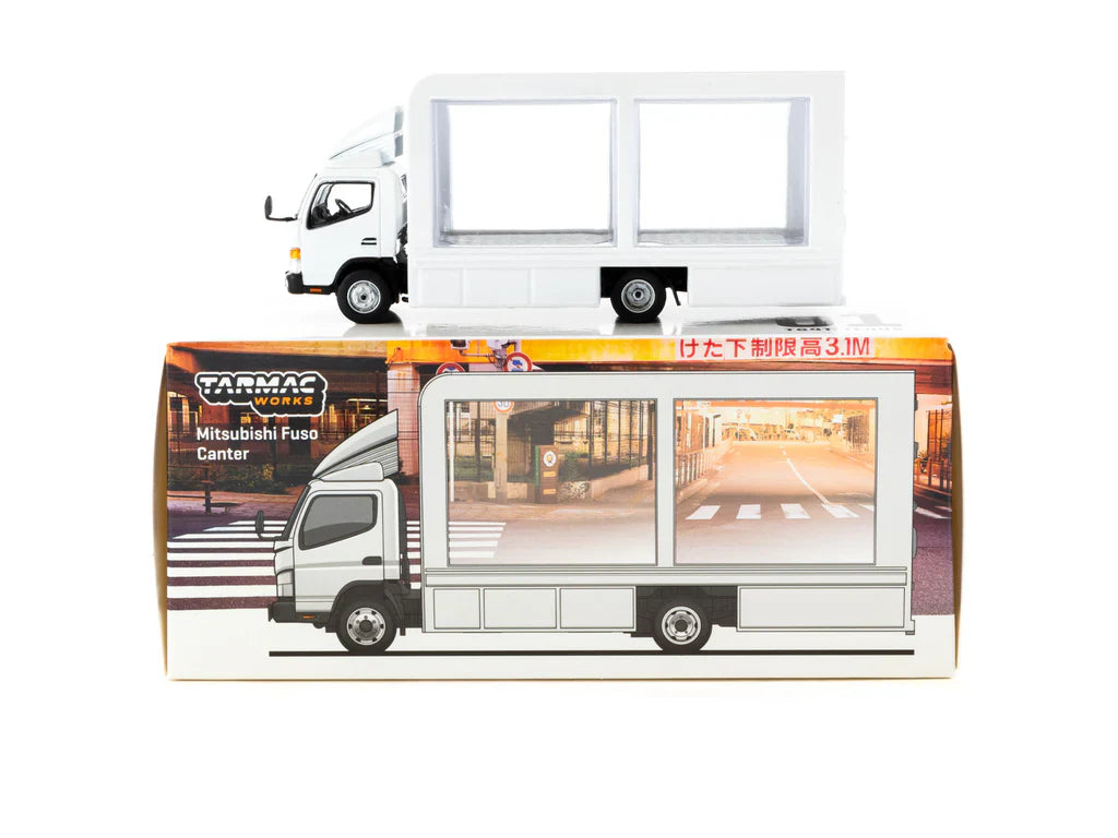 Mitsubishi Fuso Canter Mobile Display Truck - Tarmac Works - TRUCK64 - Scala 1/64 T64T-TL002-DW