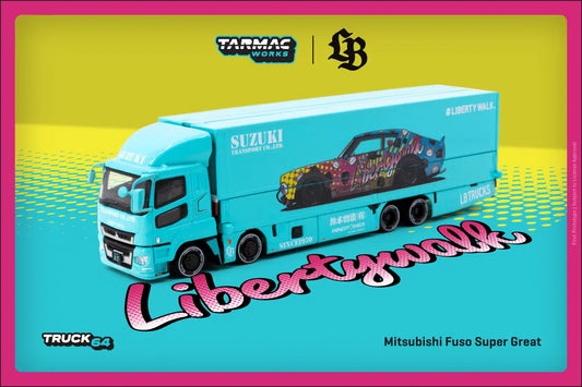 Mitsubishi Fuso Super Great LB-TRUCKS "LBWK" - Tarmac Works TRUCK64 - Scala 1/64 T64T-TL001-LBS