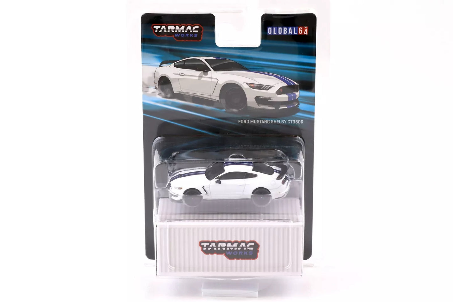 Ford Mustang Shelby GT350R White - Tarmac Works - Scala 1/64