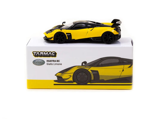 Pagani Huayra BC Giallo Limone - Tarmac Works - Scala 1/64 T64G-TL014-YL