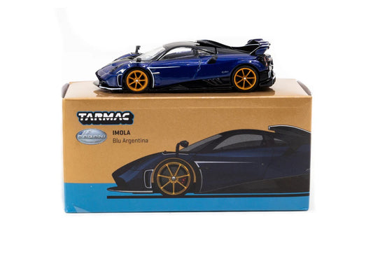 Pagani Imola Blu Argentina - Tarmac Works - Scala 1/64 T64G-TL046-BL