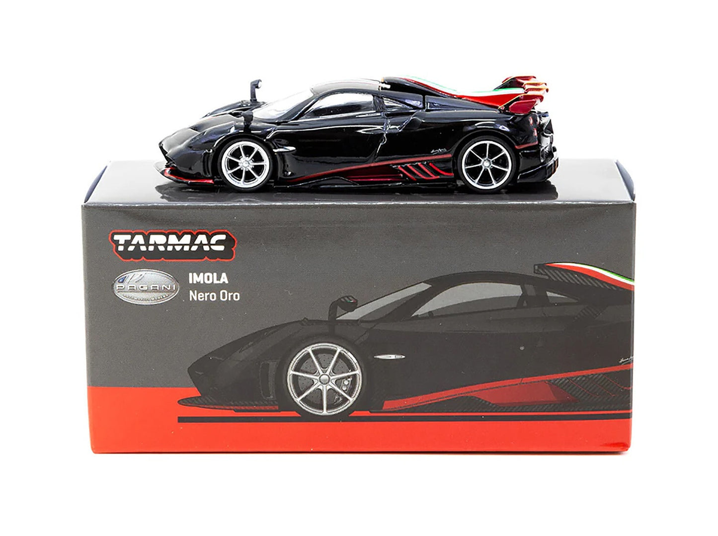 Pagani Imola Nero Oro - Tarmac Works - MiJo Exclusives - Scala 1/64 T64G-TL046-BK