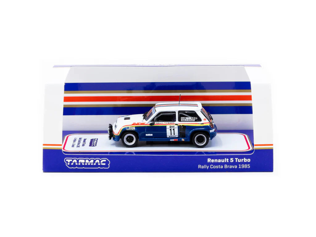 Renault 5 Turbo #11 Rally Costa Brava (1985) - Tarmac Works - HOBBY64 - Scala 1/64 T64-TL060-85RCB11