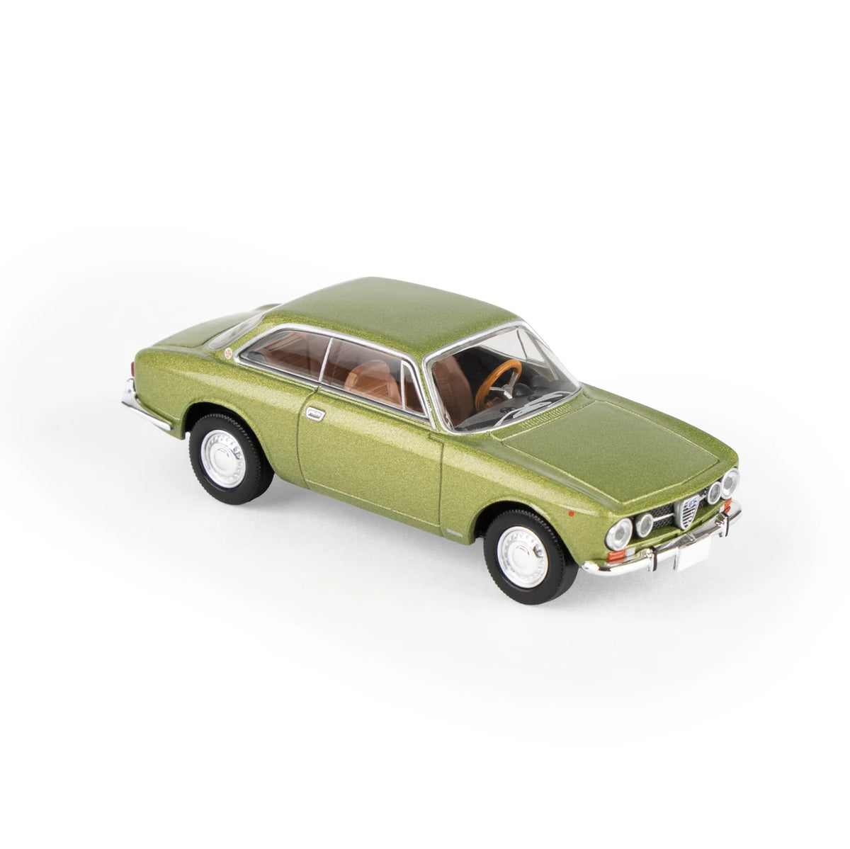 Alfa Romeo 1750 GTV Olive Green Metal - Tomica Limited Vintage - Scala 1/64 LV-155d
