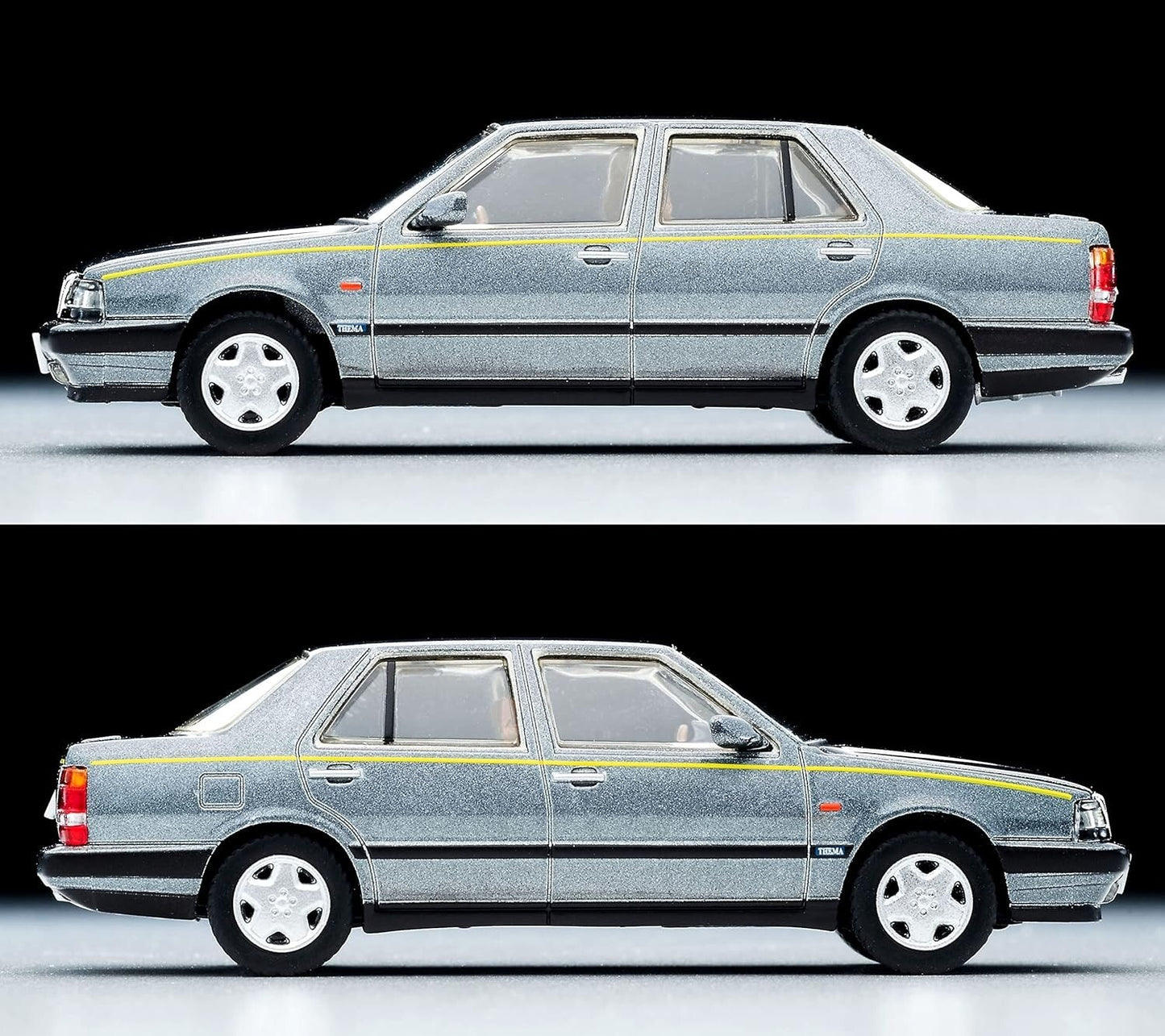 Lancia Thema 8.32 Phase II Grey - Tomytec Tomica Limited Vintage Neo - Scala 1/64 LV-N275b