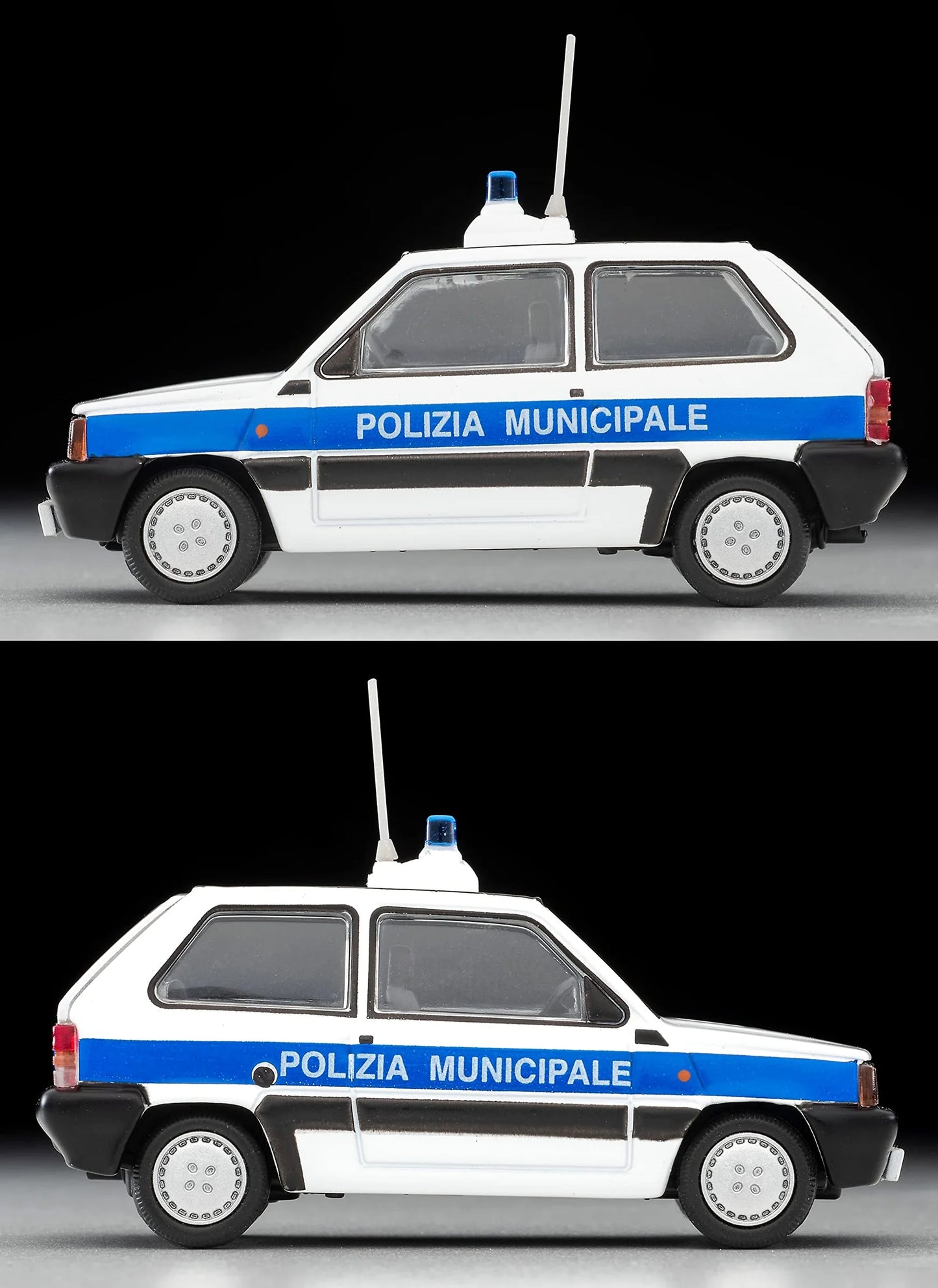 Fiat Panda Polizia Municipale - Tomytec Tomica Limited Vintage Neo - Scala 1/64 LV-N240a