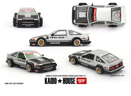 Toyota AE86 Sprinter Trueno Kaido Street V2 - Mini GT Kaido House - Scala 1/64 KHMG218 EAN 840456307502