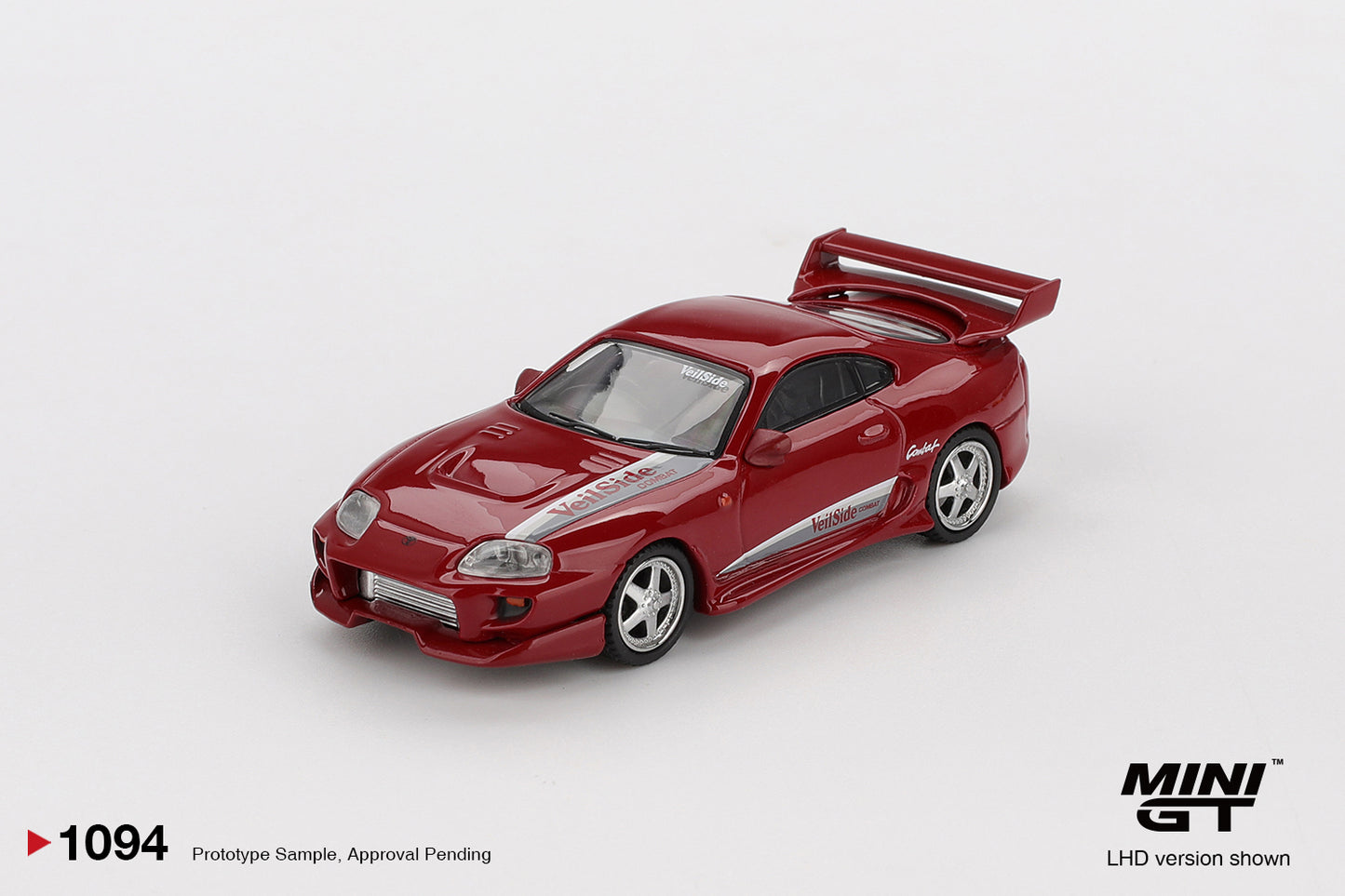 Toyota Supra MK4 (A80) VeilSide Combat V-I Red 1994 - Mini GT - Scala 1-64 MGT01094-L