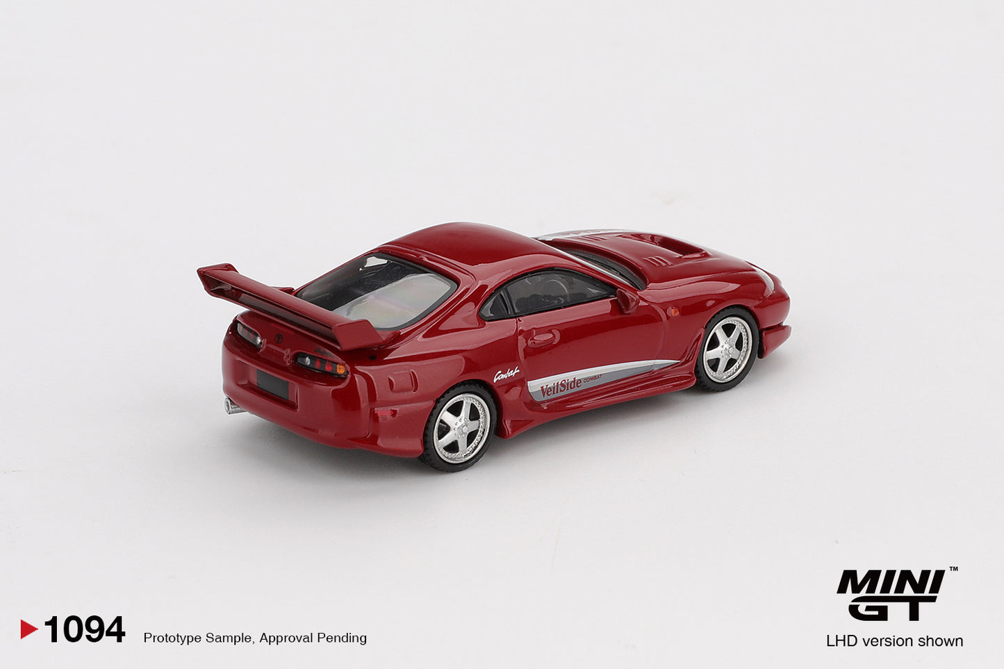 Toyota Supra MK4 (A80) VeilSide Combat V-I Red 1994 - Mini GT - Scala 1-64 MGT01094-L