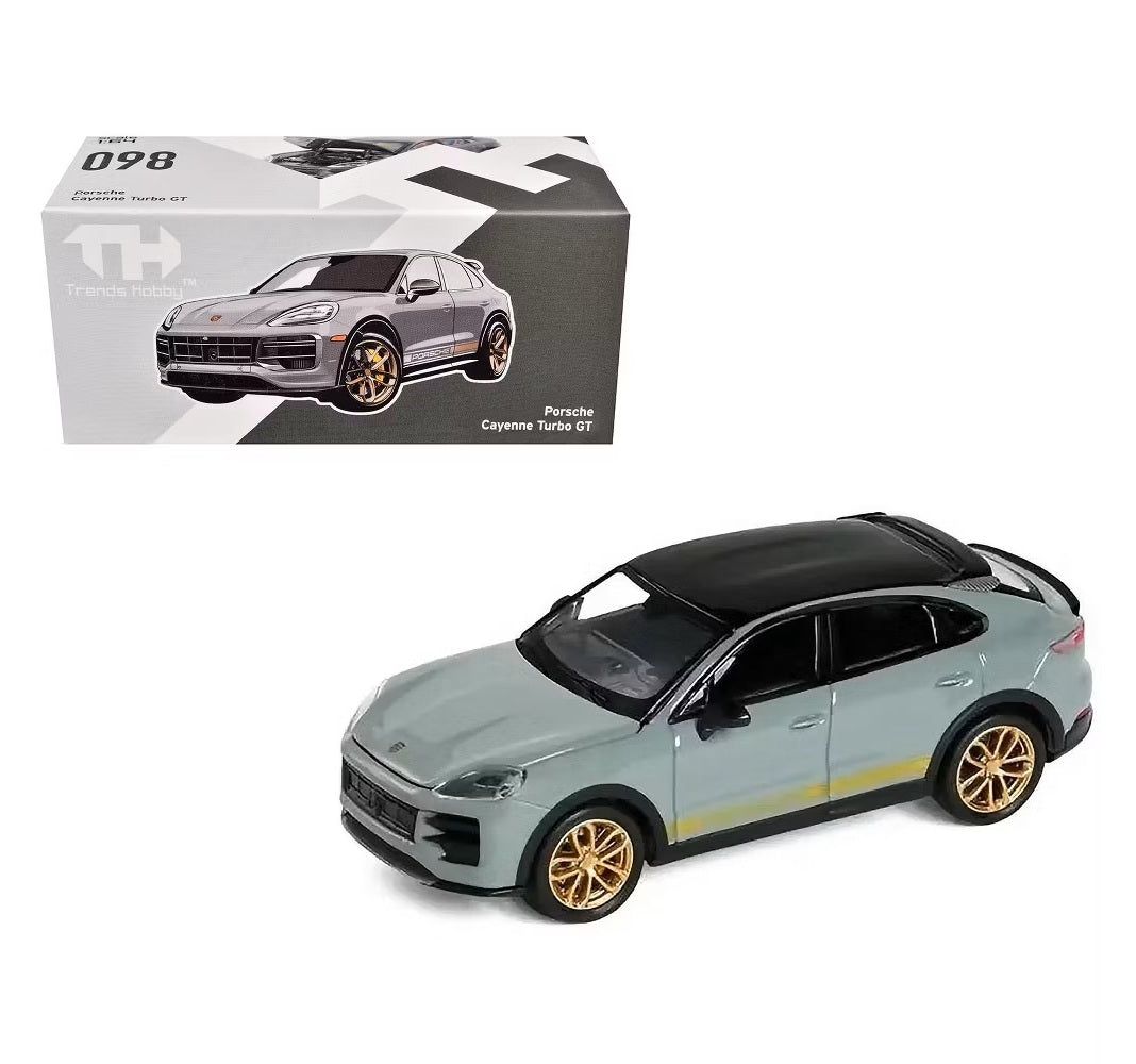 Porsche Cayenne Turbo GT Gray - Trends Hobby - Scala 1/64 241090(B)