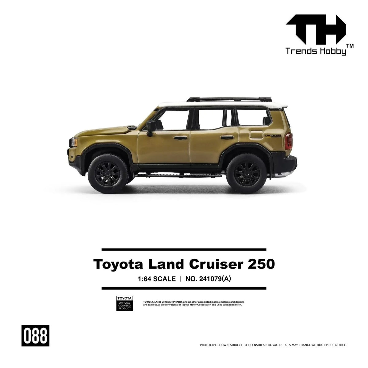 Toyota Land Cruiser 250 Sand - Trends Hobby - Scala 1/64 241079(A)