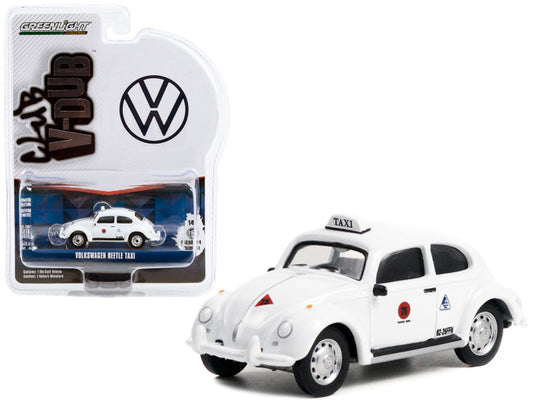 Volkswagen Beetle Taxi Mexico Blanco - Club V-Dub - Greenlight - Escala 1/64