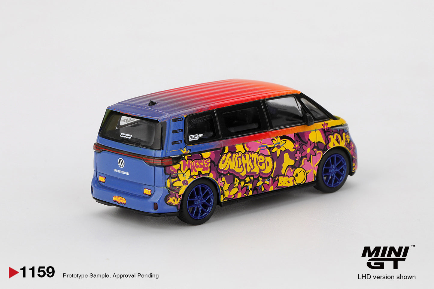 Volkswagen ID.Buzz KW/BBS 2025 - Mini GT - Scala 1-64 MGT01159-L