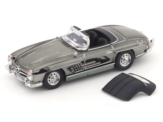 1957 Mercedes-Benz 300SL Roadster dark chrome - YS Models - Scala 1/64