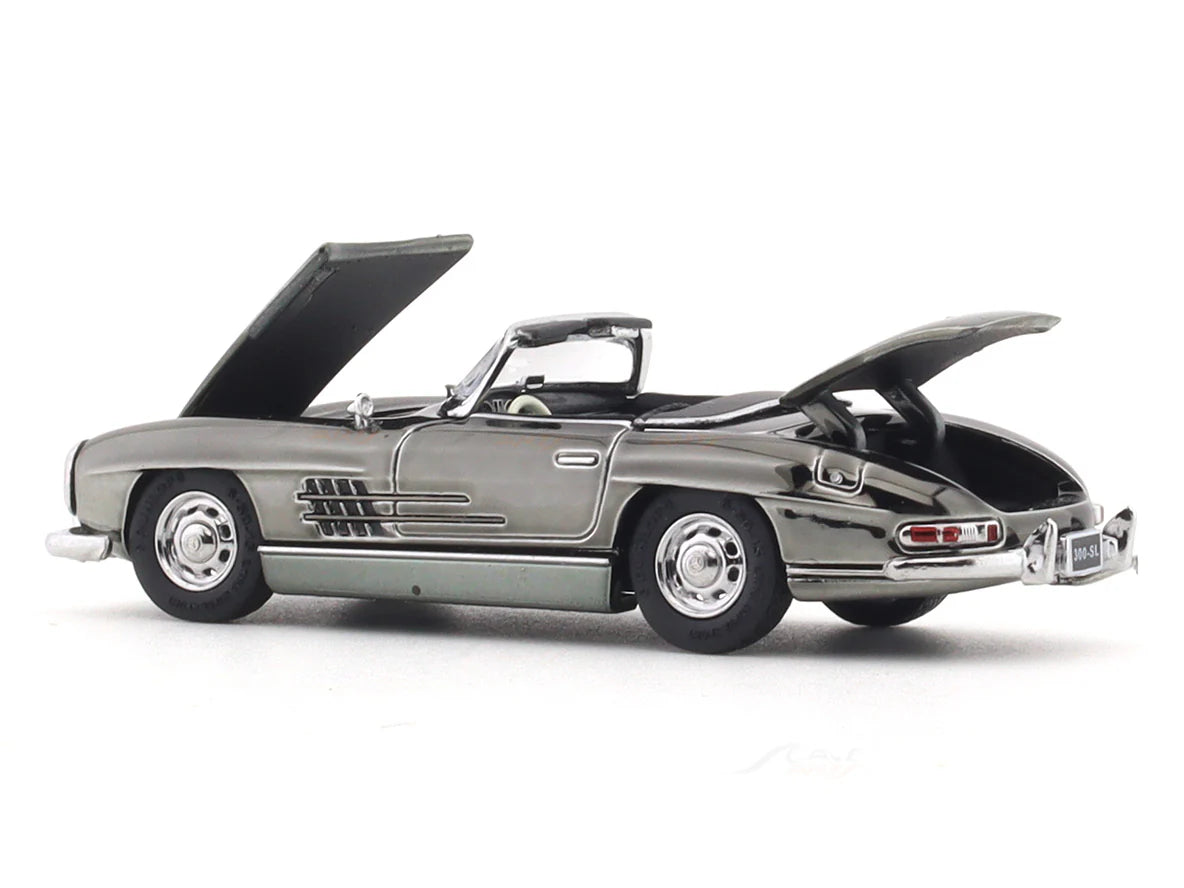 1957 Mercedes-Benz 300SL Roadster dark chrome - YS Models - Scala 1/64
