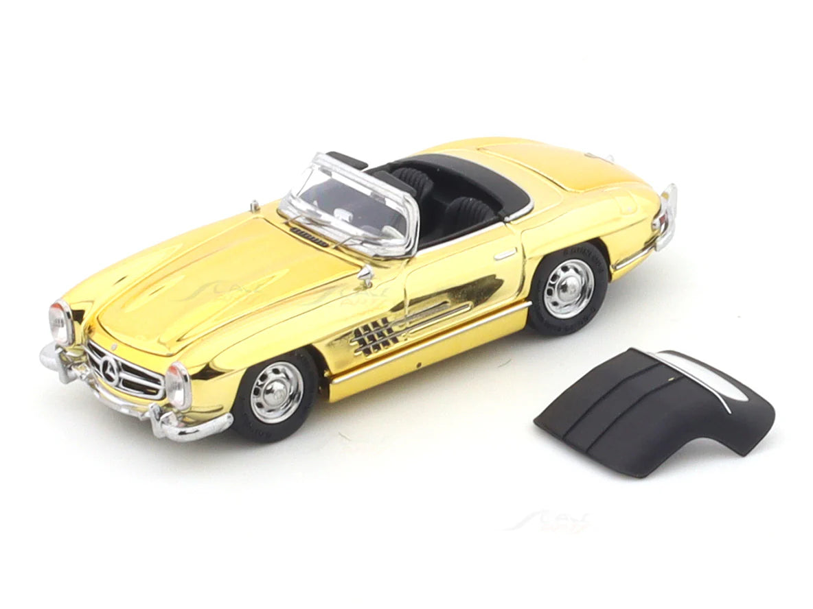 1957 Mercedes-Benz 300SL Roadster Gold - YS Models - Scala 1/64