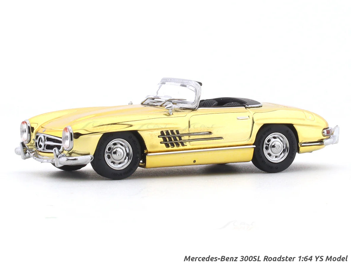 1957 Mercedes-Benz 300SL Roadster Gold - YS Models - Scala 1/64