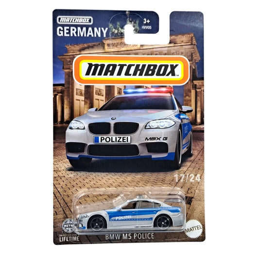 BMW M5 German Police Polizei Germany Series - Matchbox - Scala 1/64 Circa HVV38