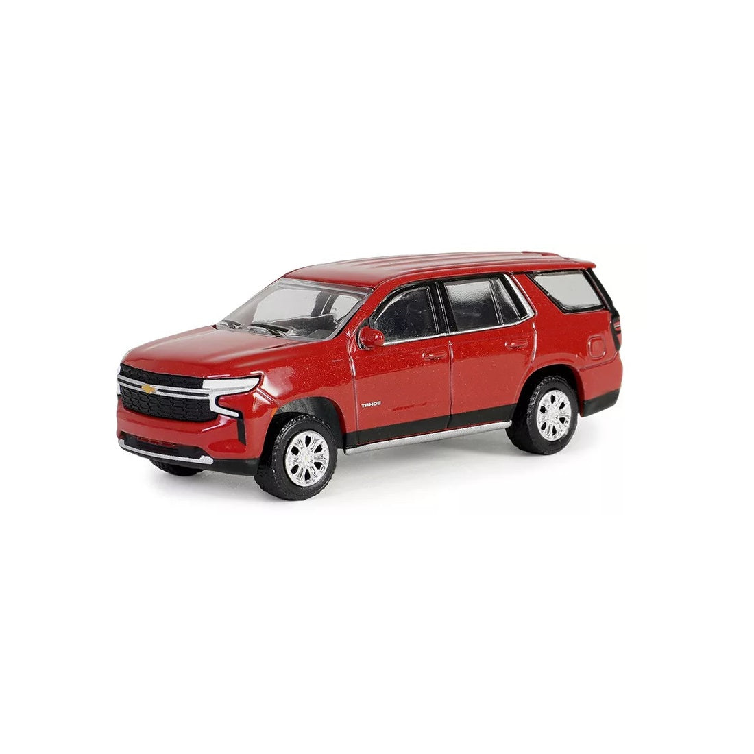 Chevrolet Tahoe 2022 LS Rojo - Luz verde - Escala 1/64