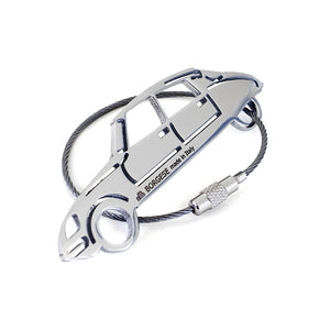 Citroen DS Polished Stainless Steel Keychain Cod. S80B014