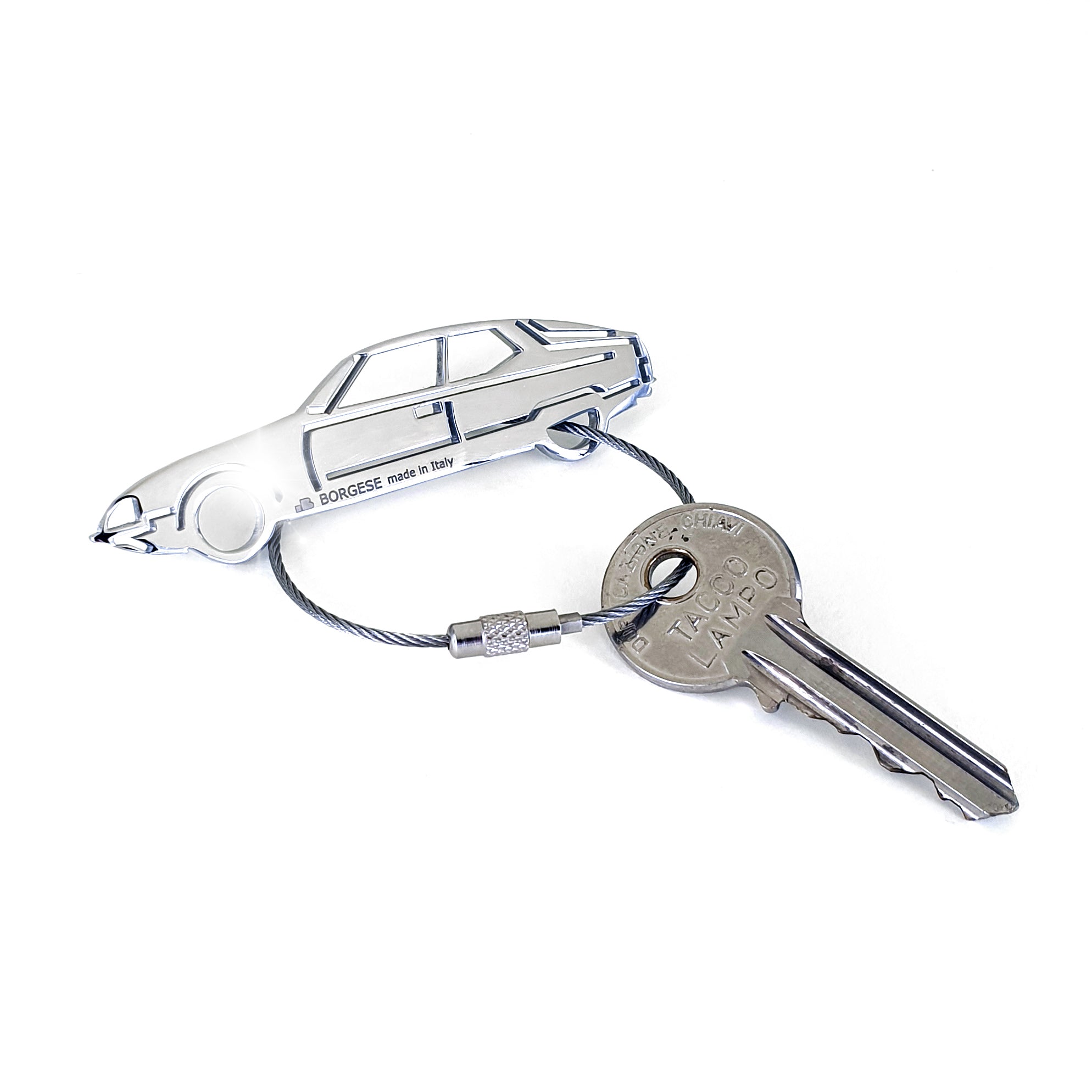Porte-clés Métal Tresse En Cuir Citroen Logo Citroen - Sofimep