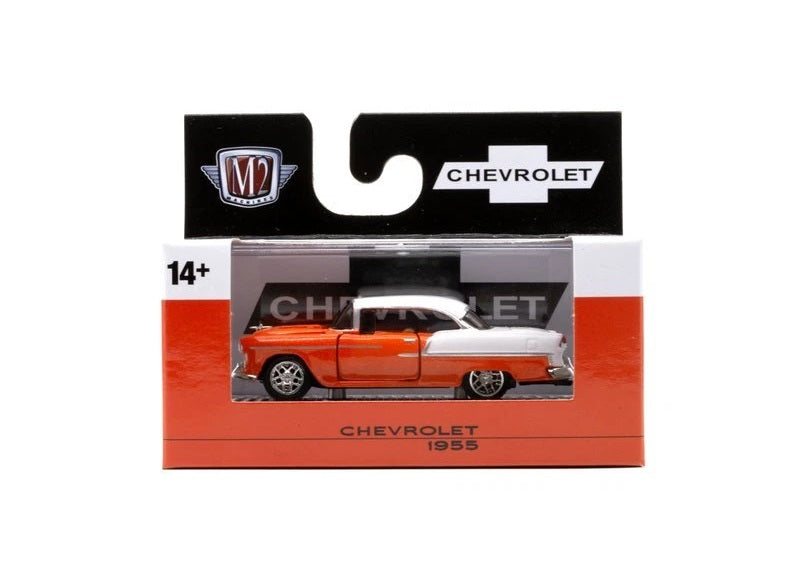 1955 Chevrolet Bel Air Orange - M2 Machines - Scala 1/64