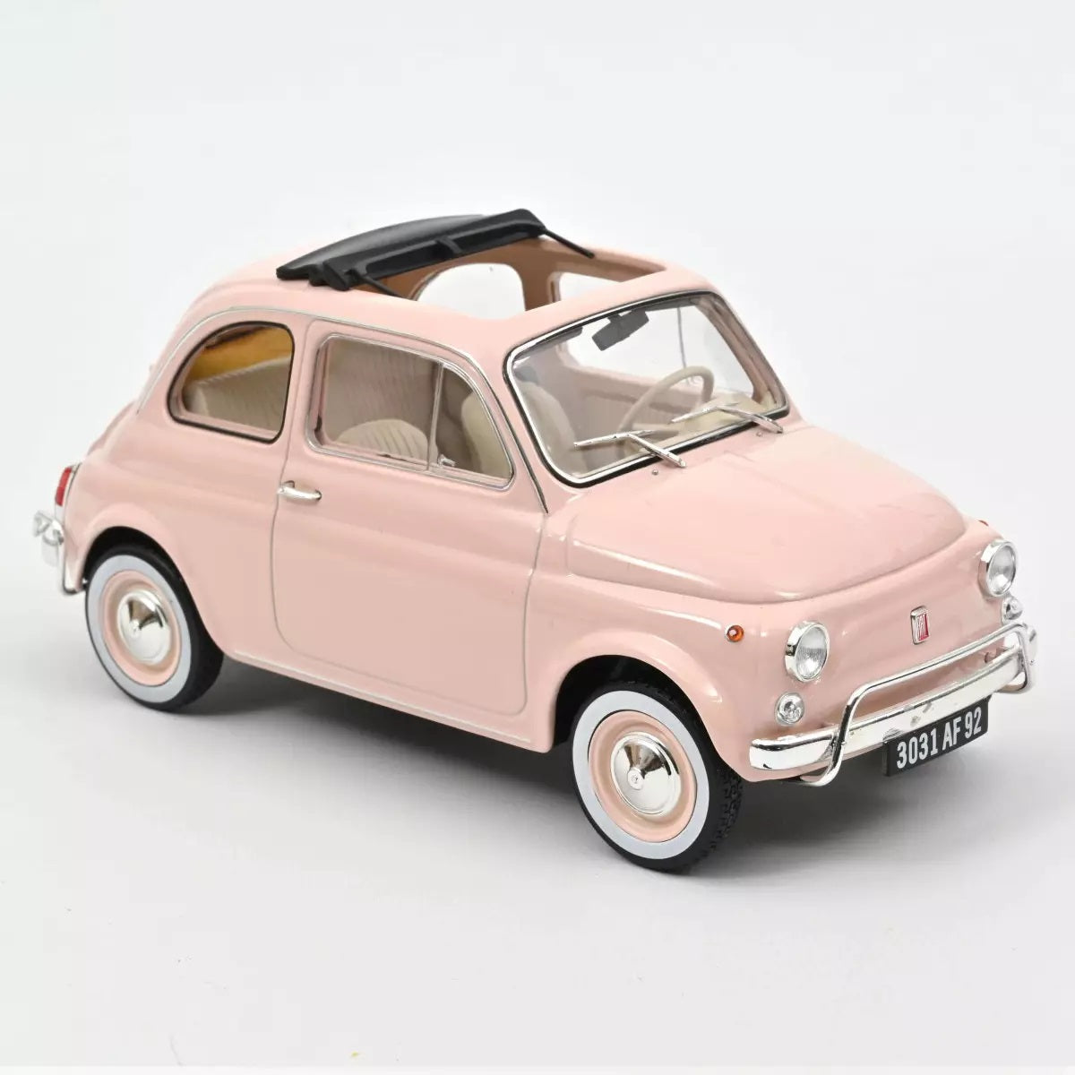 Fiat 500 L 1968 Pink Special birth pack - Norev - Scala 1/18