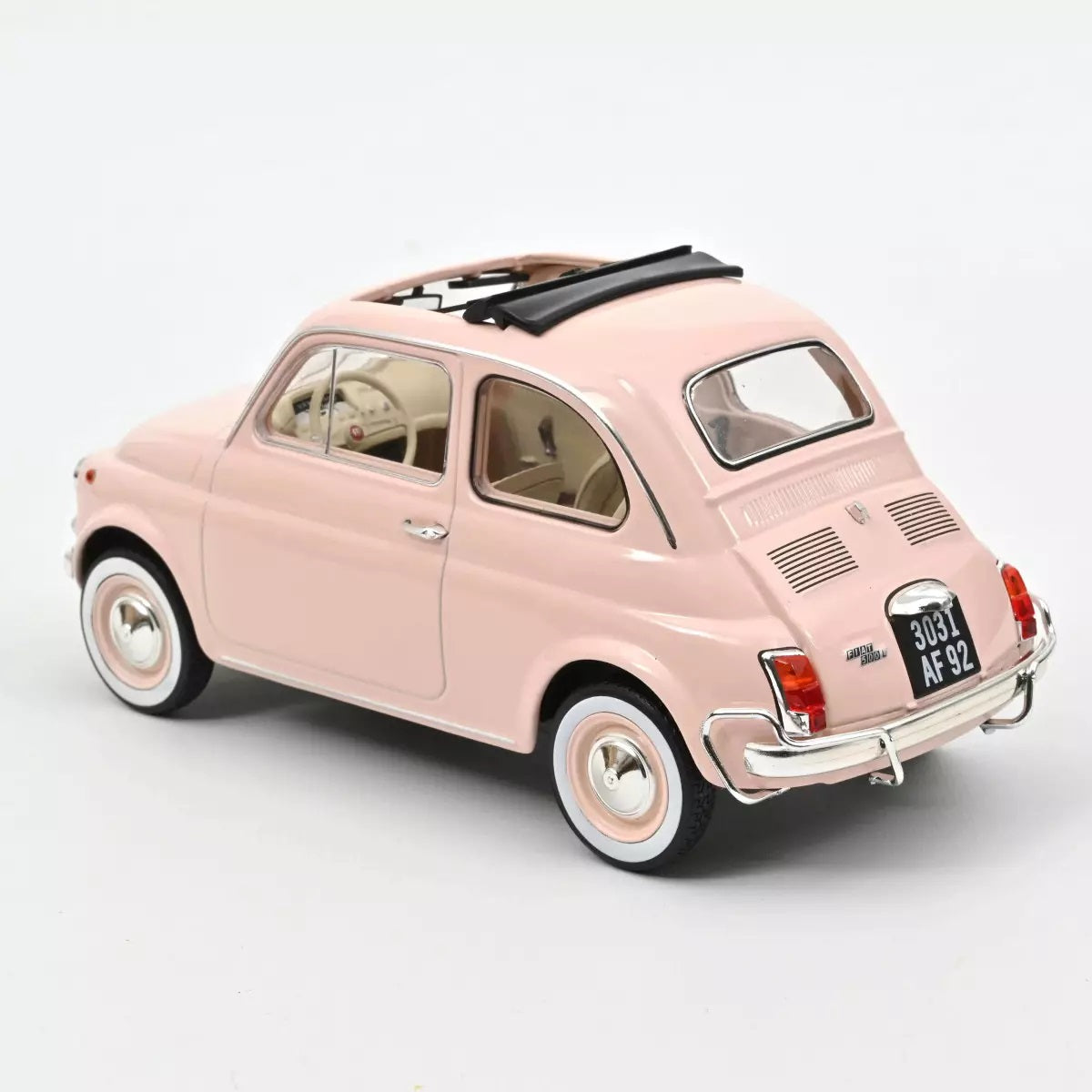 Fiat 500 L 1968 Pink Special birth pack - Norev - Scala 1/18