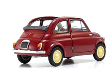 Carica l&#39;immagine nel visualizzatore di Gallery, Fiat Nuova 500 1957 Coral Red - Kyosho - Scala 1/18
