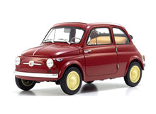 Carica l&#39;immagine nel visualizzatore di Gallery, Fiat Nuova 500 1957 Coral Red - Kyosho - Scala 1/18
