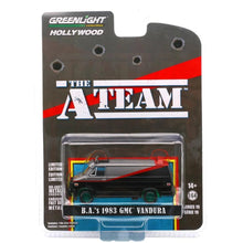 Charger l&#39;image dans la galerie, GMC Vandura B.A.&#39;s 1983 Green Wheels Limited Edition A Team - Greenlight - Scala 1/64
