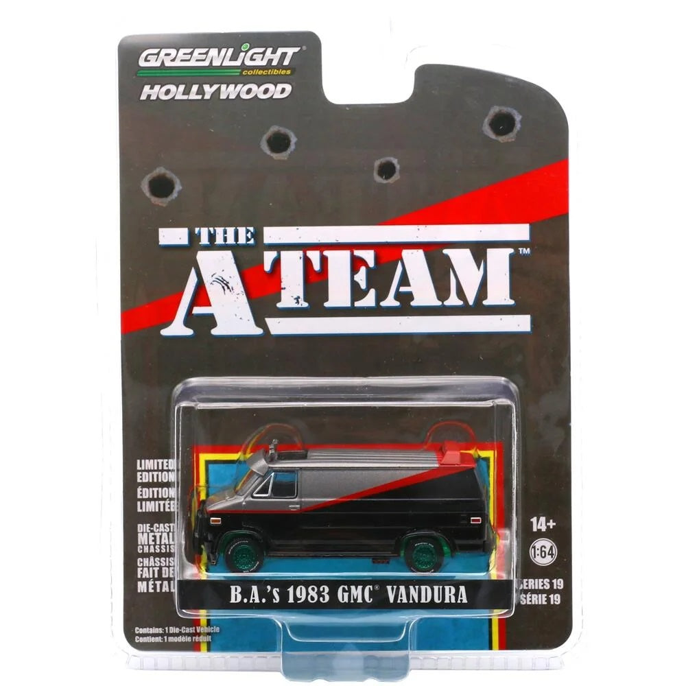 GMC Vandura B.A.'s 1983 Green Wheels Limited Edition A Team - Greenlight - Scala 1/64