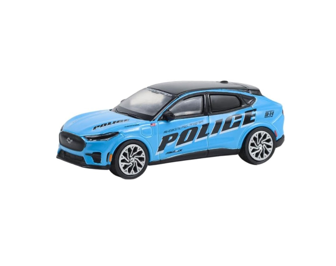 Ford Mustang Mach-E 2022 Police Michigan - Greenlight - Scala 1/64