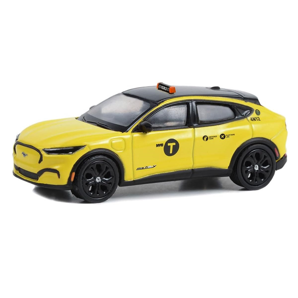 Ford Mustang Mach-E 2022 Taxi Nueva York - Greenlight - Escala 1/64