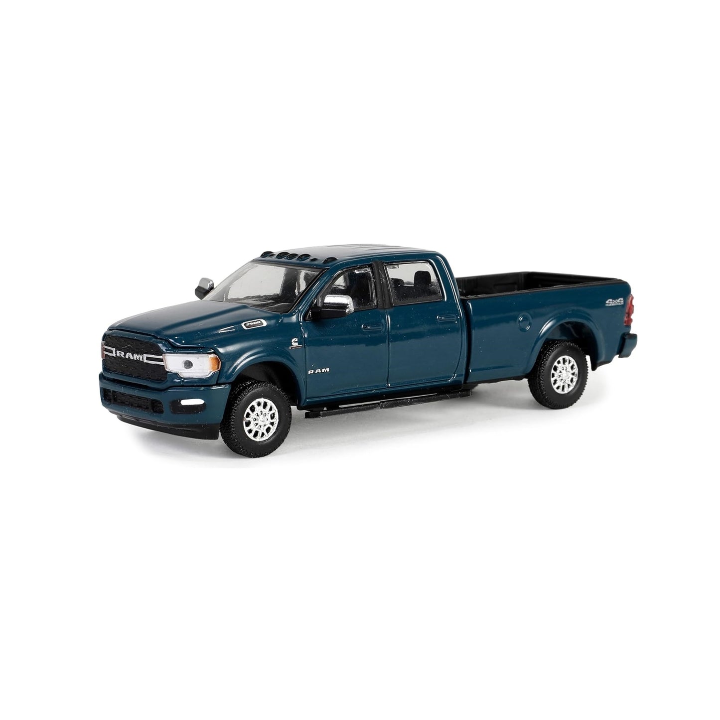 RAM 2500 Bighorne 2023 Azul - Luz verde - Escala 1/64