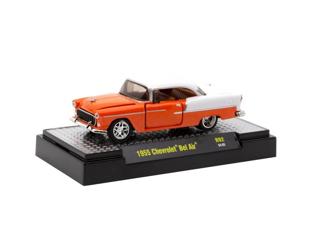 1955 Chevrolet Bel Air Orange - M2 Machines - Scala 1/64