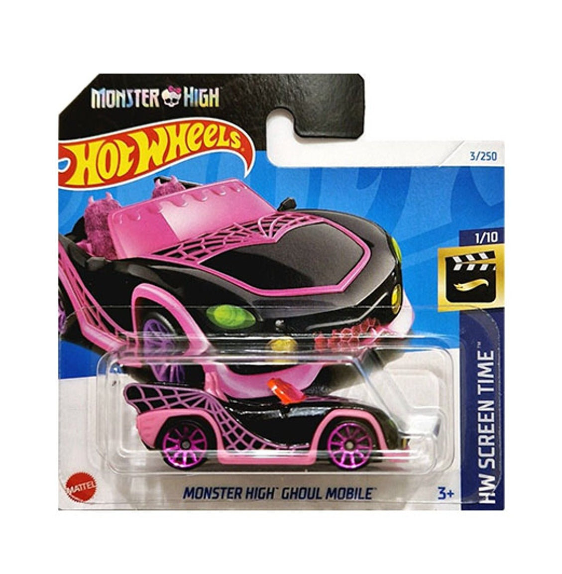 Monster High Ghoul Mobile - Hot Wheels - HW Screen Time 1/10 - Scala 1/64 Circa