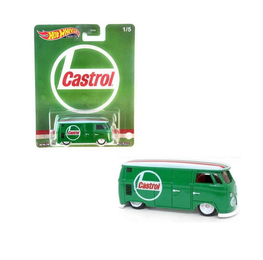 Volkswagen T1 Panel Bus (Castrol) - Hot Wheels Premium - Scala 1/64