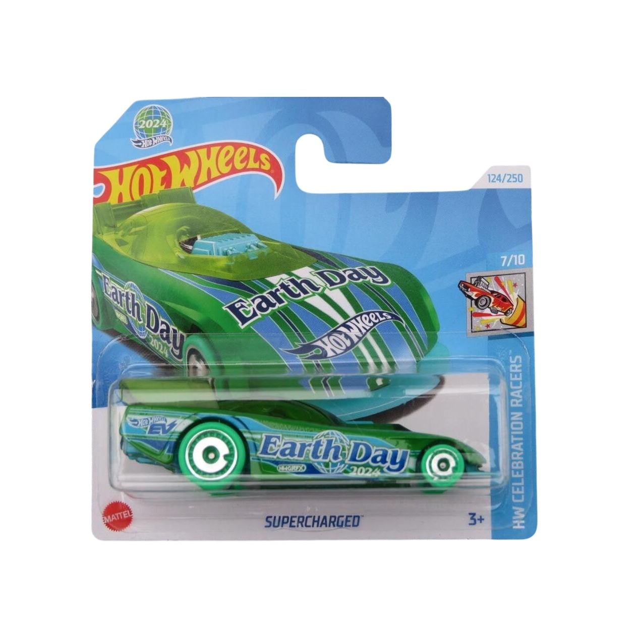 Supercharged - Hot Wheels - HW Celebration Racers 7/10 - Scala 1/64 Circa