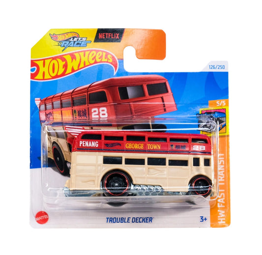 Trouble Decker - Hot Wheels Let's Race - HW Fast Transit 5/5 - Scala 1/64 Circa