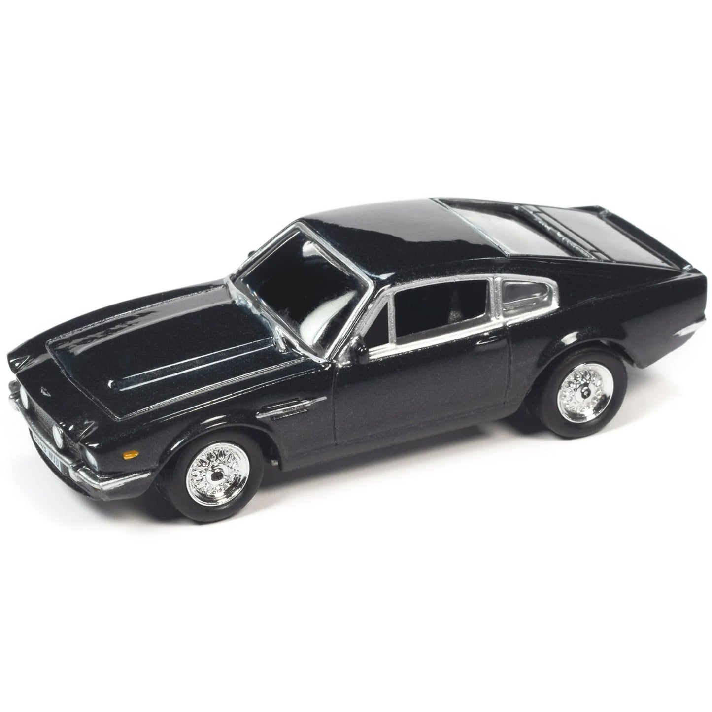 1987 Aston Martin V8 Dark Gray Met. James Bond 007 - Johnny Lightning - Scala 1/64