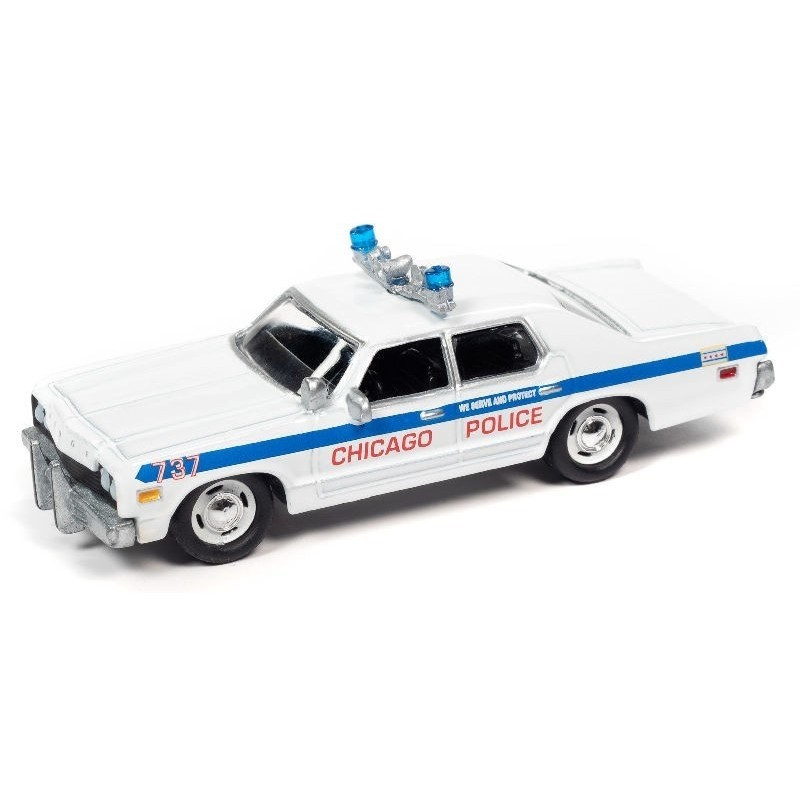 Dodge Monaco 1975 Chicago Police The Blues Brothers - Johnny Lightning - Scala 1/64