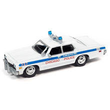 Charger l&#39;image dans la galerie, Dodge Monaco 1975 Chicago Police The Blue Brothers - Johnny Lightning - Scala 1/64
