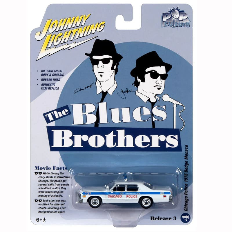 Dodge Monaco 1975 Chicago Police The Blues Brothers - Johnny Lightning - Scala 1/64