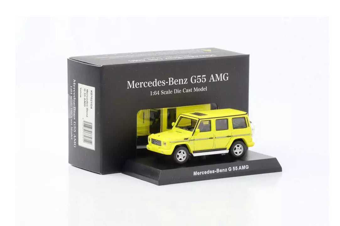 Mercedes Benz G55 AMG Yellow (K07021G4) - Kyosho - Scala 1/64