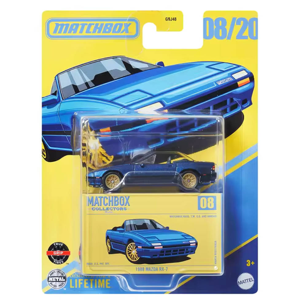 1988 Mazda RX-7 Convertible 08/20 - Matchbox Collectors - Scala 1/64 Circa