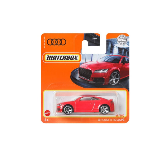 2019 Audi TT RS Coupe #49 Rojo - Caja de cerillas - Escala 1/64 Aprox.