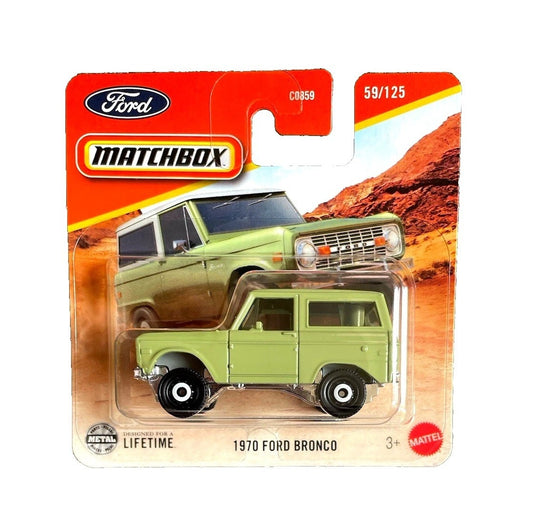1970 Ford Bronco #59 - Matchbox - Scala 1/64 Circa
